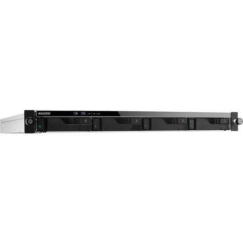 Asustor AS6204RD Celeron Quad-Core 4-Bay Nas Enclosure Gbe X 4 USB 3.0 X 4 Aes-Ni Encryption, With Lockable Tray