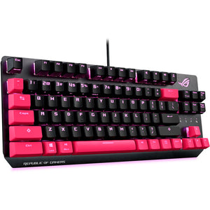 ASUS Republic of Gamers Strix Scope TKL Electro Punk Wired Mechanical RGB Gaming Keyboard (Electro Punk)