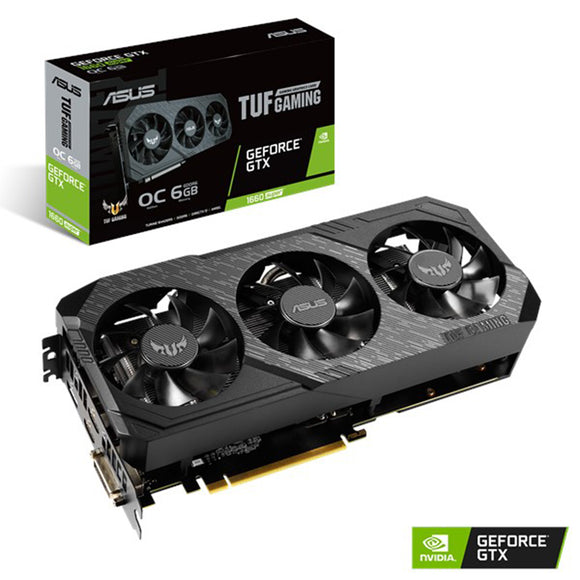 ASUS TUF Gaming X3 GeForce® GTX 1660 SUPER™ OC edition 6GB GDDR6 (TUF3 GTX1660S-O6G GAMING)