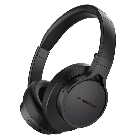 Avantree BTHS-063-BLK-B - Lightweight Foldable Wireless Stereo Headphones