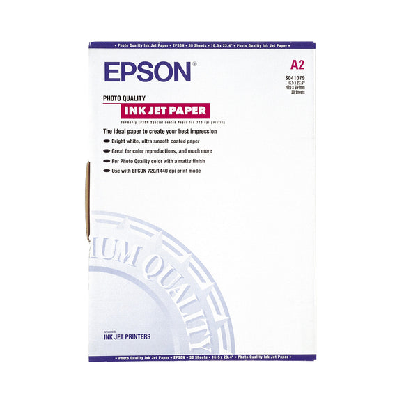 EPSON Photo Quality Inkjet Paper - A2 (30)