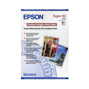 EPSON Premium Semigloss Photo Paper (A3+ / 20 Sheets)