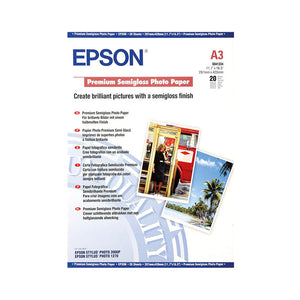 EPSON Premium Semigloss Photo Paper (A3 / 20 Sheets)