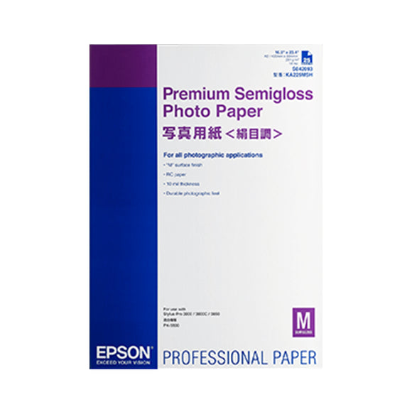 EPSON Premium Semiglossy Photo Paper A2/25, WW