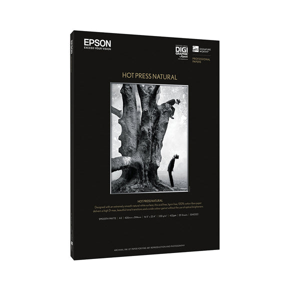 EPSON Hot Press Natural A3+ 25 Sheets