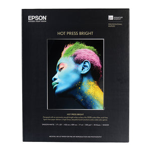 EPSON Hot Press Bright 17" x 22" 25 Sheets