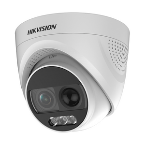 Hikvision Turbo HDX ColorVU W/ Siren Cameras (24-hour color video) 2MP (DS-2CE72DFT-PIRXOF28 2.8MM)