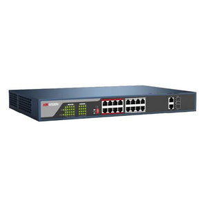 Hikvision L2 16-Port 100 Mbps Unmanaged PoE Switches DS-3E0318P-E