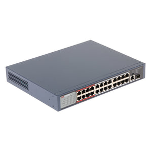 Hikvision L2 24 Port Fast Ethernet Unmanaged PoE Switches  DS-3E0326P-E/M(B)
