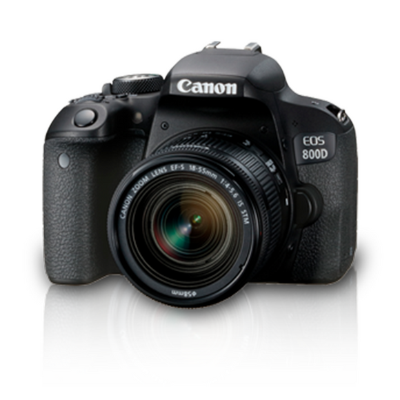 Canon EOS 800D (W) w/18-55 IS STM DSLR Camera