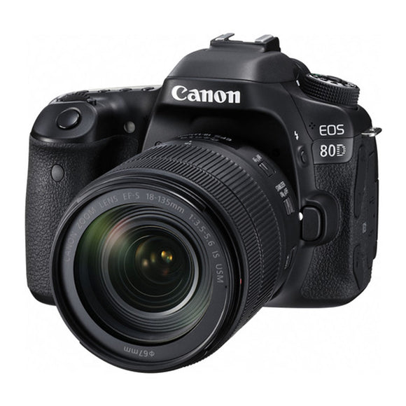 Canon EOS 80D (W) w/18-135 IS USM DSLR Camera