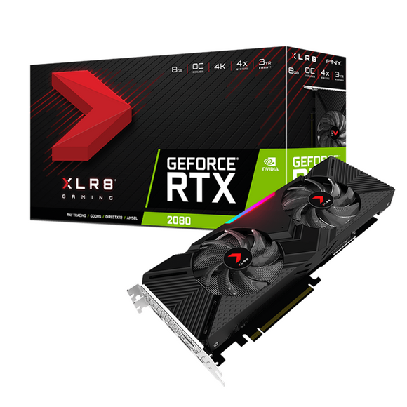 PNY GeForce RTX™ 2080 XLR8 Gaming Overclocked Edition (Dual Fan)