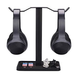 Avantree HDTB-HS908-BLK - Double Headphone Stand