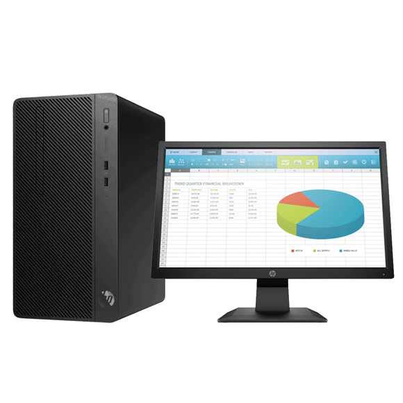 HP Prodesk 280 G5 MT + P204 (2V610PA+ 5RD65AA)