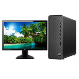 HP Slim S01-P0127D Desktop Tower Intel Core i3-9100, 8gb with 19.5-inch LED Monitor