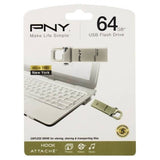 PNY Hook Attaché USB 3.0 Flash Drive