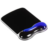 Kensington Gel Mouse Pad With Wrist Support- Blue Black