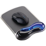 Kensington Gel Mouse Pad With Wrist Support- Blue Black