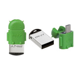 PNY Micro M2 Attaché USB 2.0 + OTG Robot Flash Drive