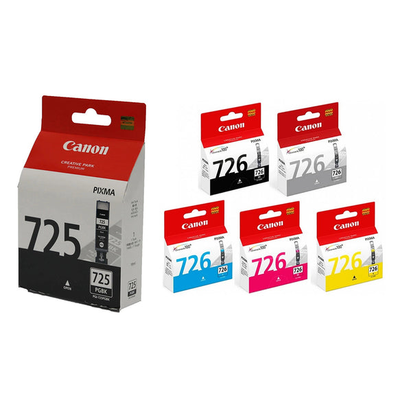 Canon Individual Cartridges PGi-725 / CLi-726 Series