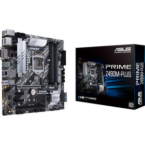 ASUS Prime Z490M-PLUS LGA 1200 Micro-ATX Motherboard