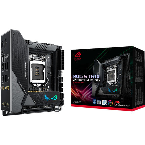 ASUS Republic of Gamers Strix Z490-I Gaming LGA 1200 Mini-ITX Motherboard