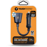 ToughTested PowerFlex 3.4A Dual USB Type-A Car Charger