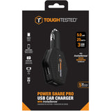 ToughTested Power Share 4.8A 3-Port USB Car Charger