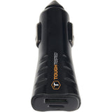 ToughTested Powershare 15W Dual USB Type-C & USB Type-A Car Charger