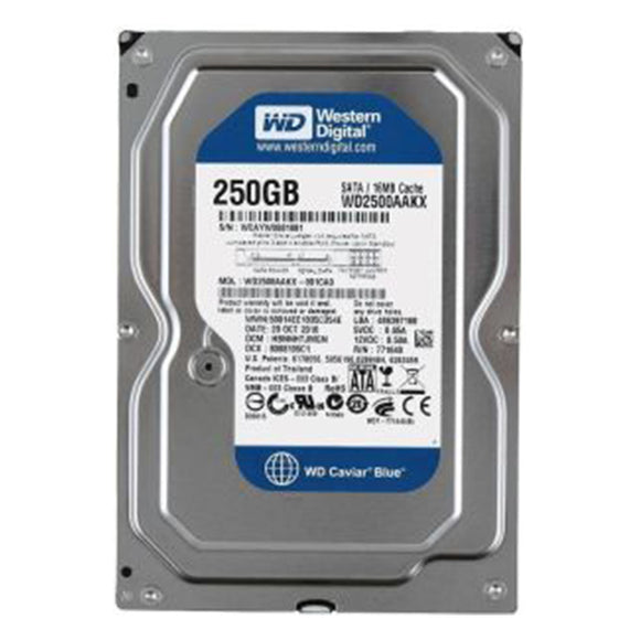 Western Digital WD2500AAKX - 250 GB 7.2K RPM 16 MB Cache SATA 6 Gb/S 3.5