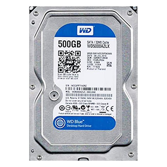 Western Digital WD5000AZLX - 500GB 7.2K RPM SATA 3.5