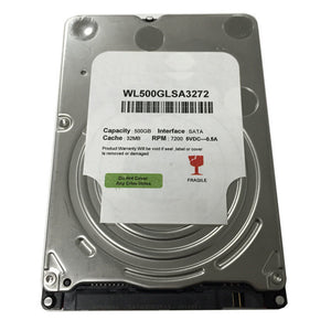 Western Digital WL 500GB 7200RPM 32MB Cache 2.5" SATA 6.0Gb/s Laptop Hard Drive
