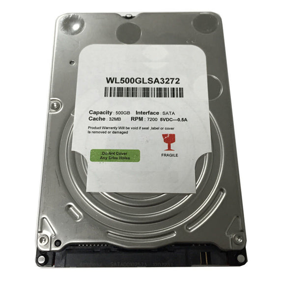 Western Digital WL 500GB 7200RPM 32MB Cache 2.5