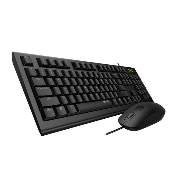 Rapoo MT550 Wired Optical Keyboard & Mouse